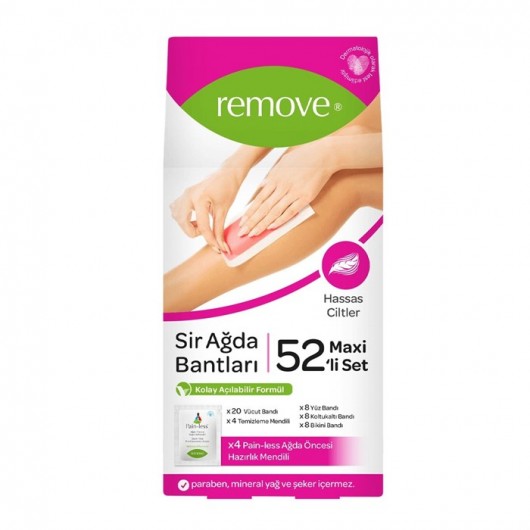 Remove Sir Wax Tape Sensitive Skin Set Of 24
