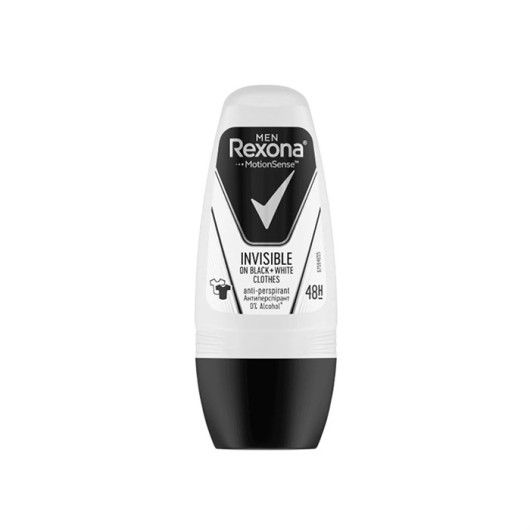 Rexona Men Roll On Deodorant Invisible Black&White 50 Ml