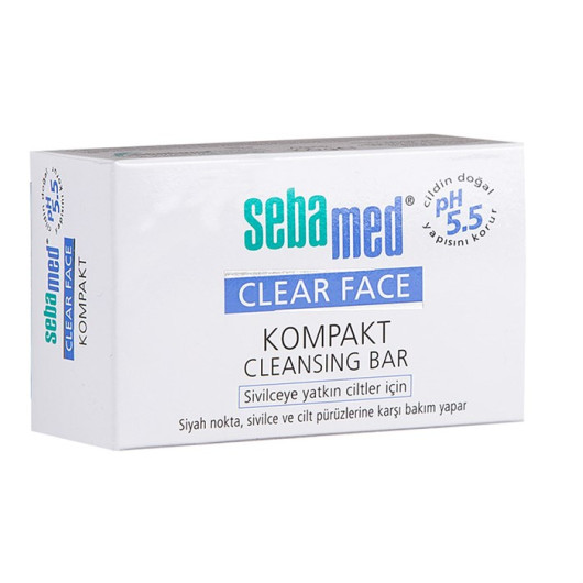 Sebamed Face Compact Soap 100 Gr For Faces With Blackheads And Acne