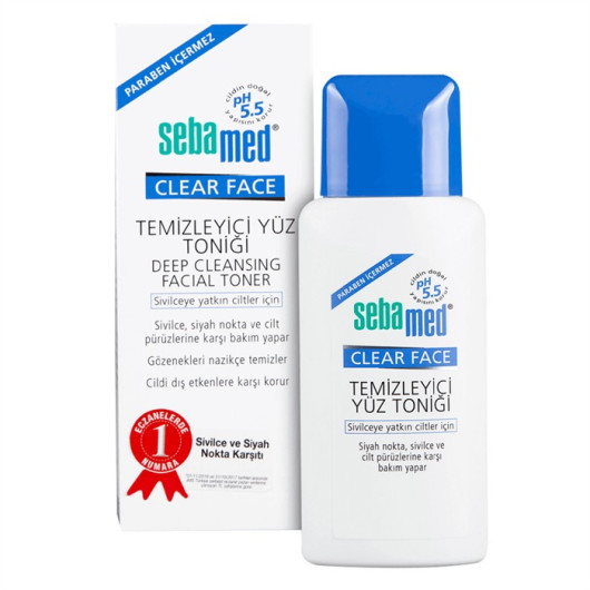 Sebamed Cleansing Facial Toner - 150 Ml For Acne, Blackheads And Skin Roughness