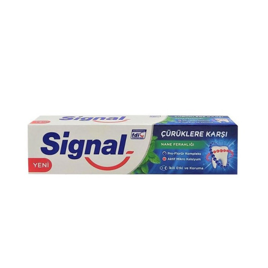 Signal Toothpaste With Mint Fresh Effect Against Cavities 100 Ml