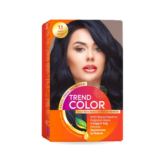 Trend Color Kit Hair Color 1.1 Blue Black 50 Ml