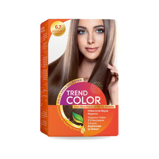 Trend Color Kit Hair Color 6.7 Dark Brown Cocoa