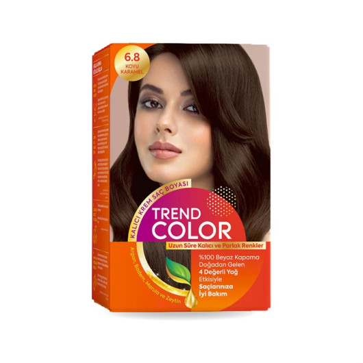 Hair Color 6.8 Dark Caramel 50 Ml