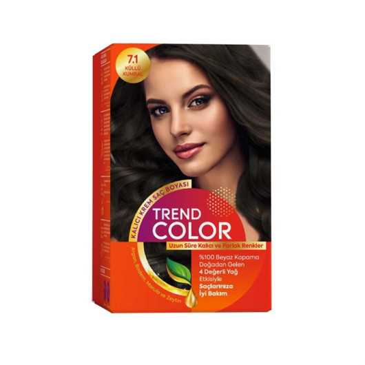 Trend Color Kit Hair Dye 7.1 Ashy Auburn 50 Ml