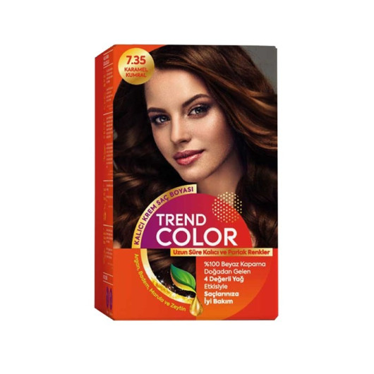Hair Color 7.35 Caramel Auburn 50 Ml
