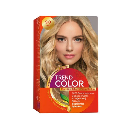 Trend Color Kit Hair Color 9.0 Yellow 50 Ml