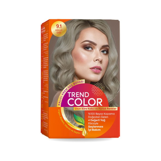 Hair Color 9.1 Ash Blonde 50 Ml