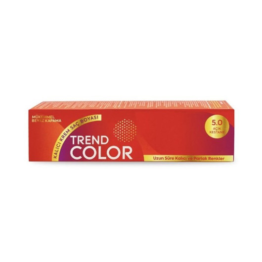 Trend Color Tube Hair Dye 5.0 Light Chestnut 50 Ml