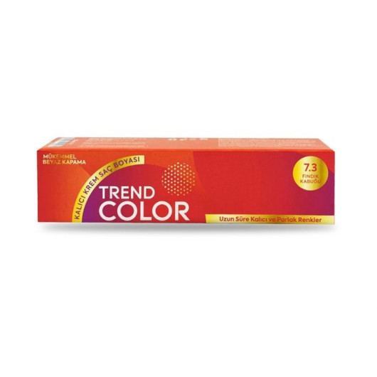 Trend Color Tube Hair Dye 7.3 Hazelnut Shell 50 Ml
