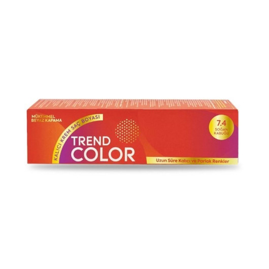 Trend Color Tube Hair Color 7.4 Onion Peel 50 Ml