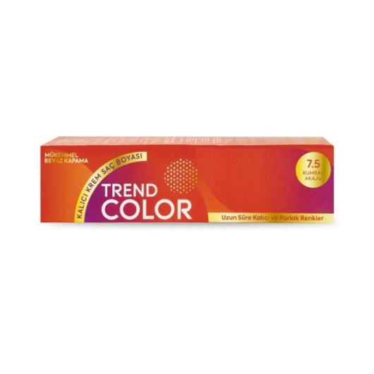 Trend Color Tube Hair Color 7.5 Auburn Akaju 50 Ml