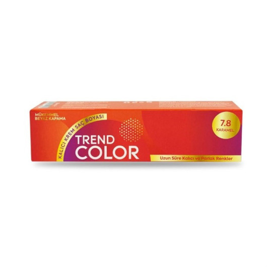 Trend Color Tube Hair Dye 7.8 Caramel 50 Ml