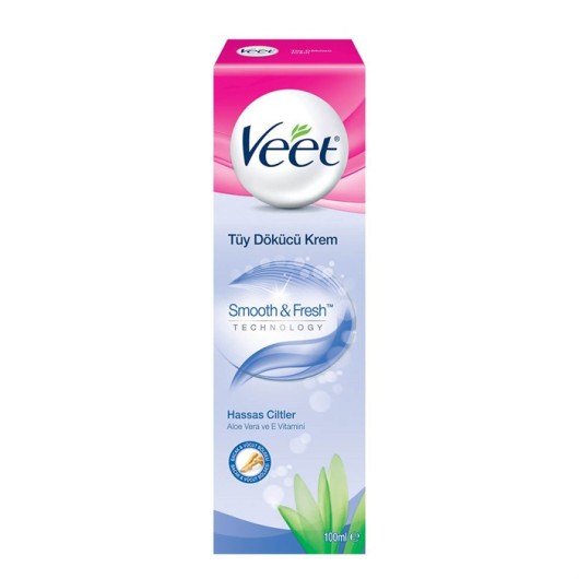Veet Hair Removal Cream For Sensitive Skin 100 Ml