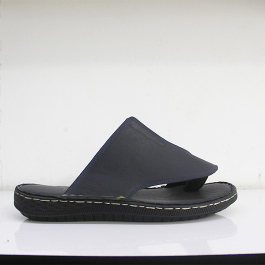 Stylish Men's Sandal Made Of First Class Leather, Black