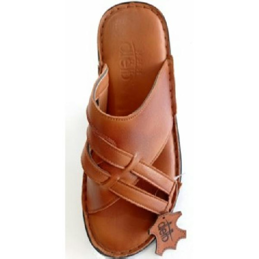 Men's Sandal Made Of First Class Leather, Brown