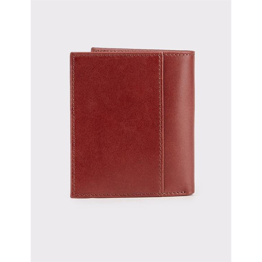 Men's Genuine Leather Brown Card Holder Wallet