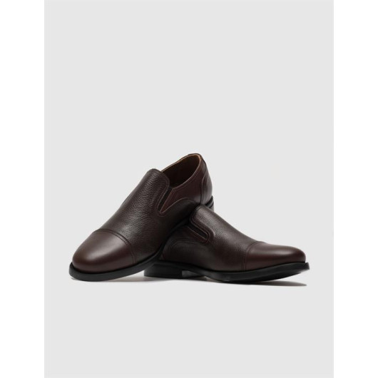 Eva Sole Genuine Leather Classic Brown Men's Shoes