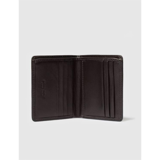 Genuine Leather Men's Brown Wallet