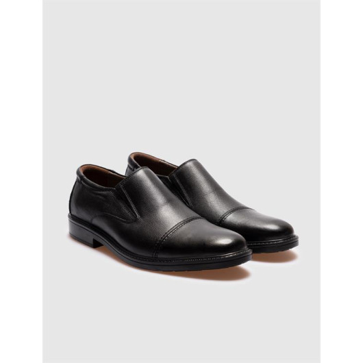 Genuine Leather Black Men's Classic Shoes