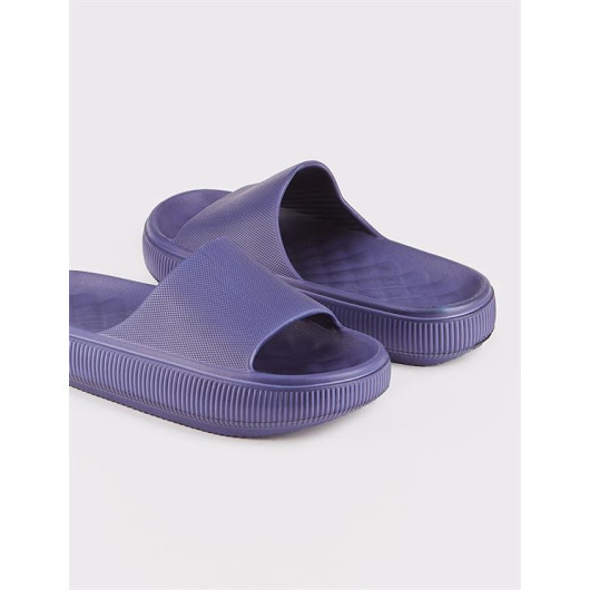 Navy Blue Women's Slippers