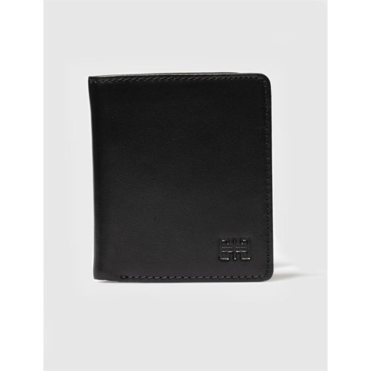 Black Men's Genuine Leather Wallet