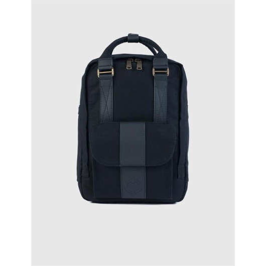 Black Backpack With Water Bottle Pocket
