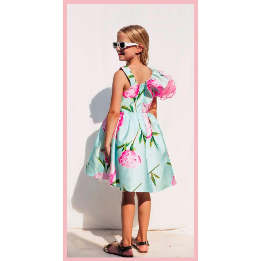 04 - 12 Age Girl Pink Roses Dress