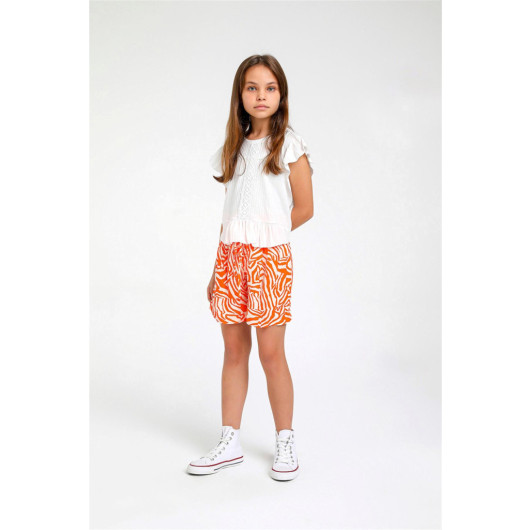 04 - 14 Years Old Girl White Blouse