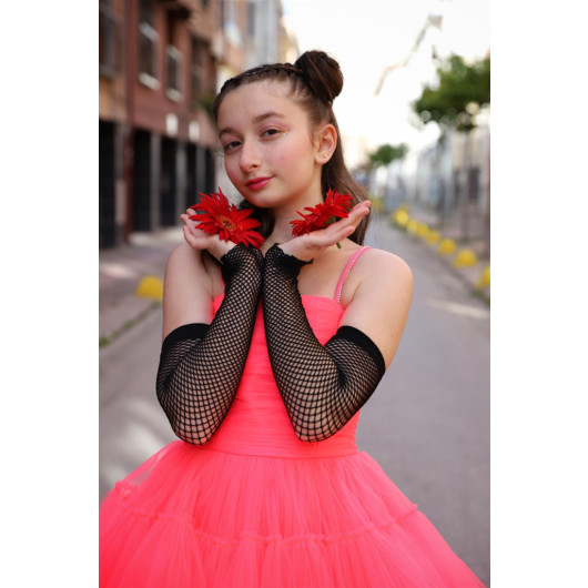 07 - 15 Age Girl Neon Evening Dress