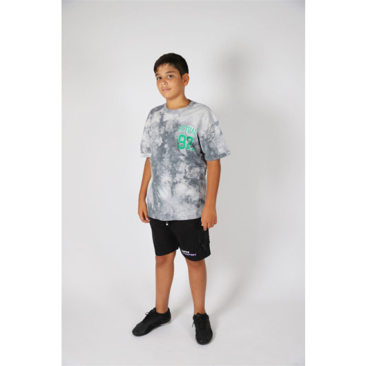 09-14 Age Male Actual Basic Gray T-Shirt