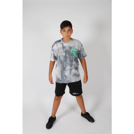 09-14 Age Male Actual Basic Gray T-Shirt