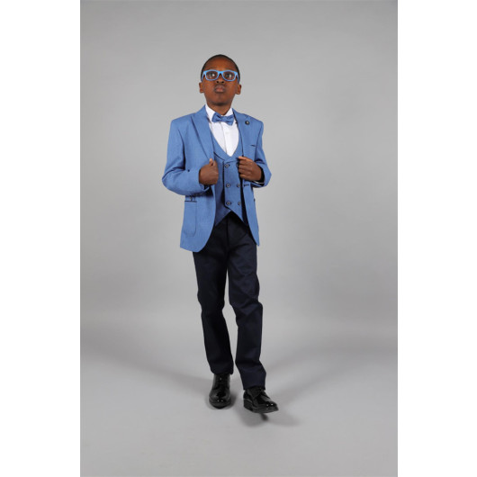 09 - 14 Age Boy Blue Suit