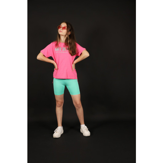 09-14 Age Girl Child Art Is You Shorts Set