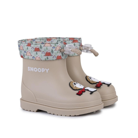 Number 22-30 Igor Unisex Beige Color Bımbı Snoopy Rain Boots