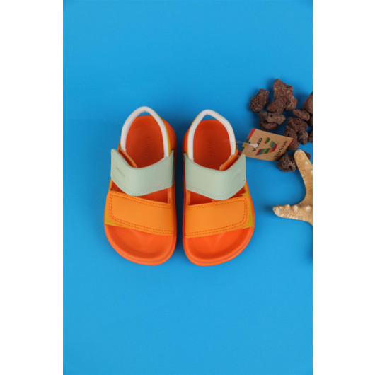 Number 22 - 30 Girl Vicco Krixi Orange Sandals