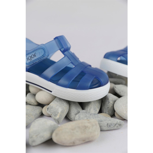 Number 22 - 30 Navy Blue Igor Star Sandals
