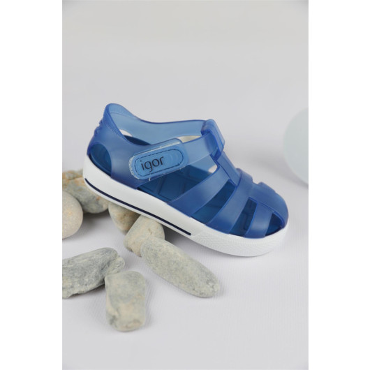 Number 22 - 30 Navy Blue Igor Star Sandals