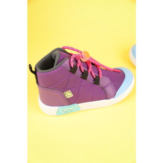 Size 26-30 Dudino Venus Girl's Purple Color Boots