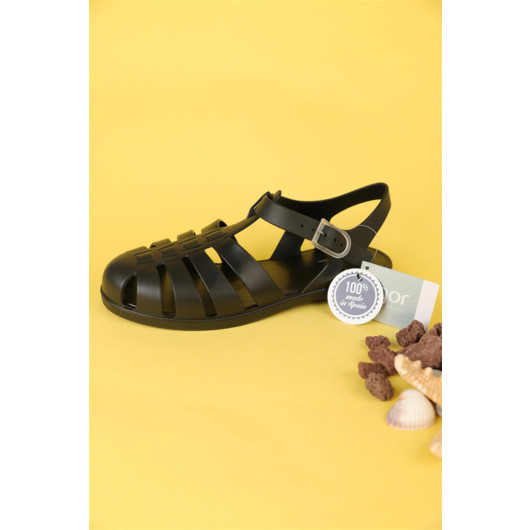 Number 36-40 Igor Biarritz Black Sandals