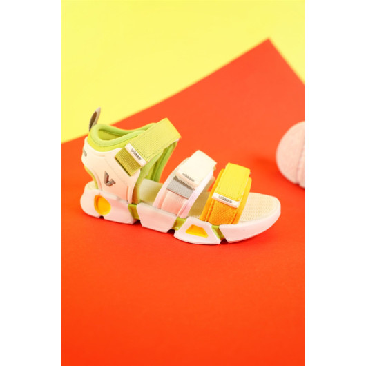 Vicco Gorbi Basic Unisex White Sandals