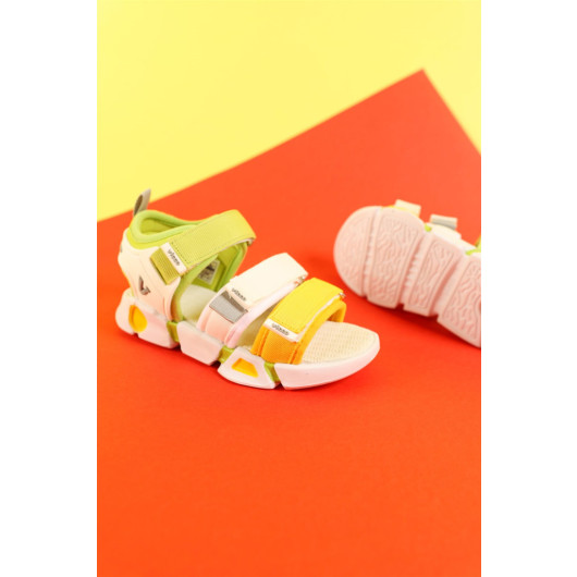 Vicco Gorbi Basic Unisex White Sandals