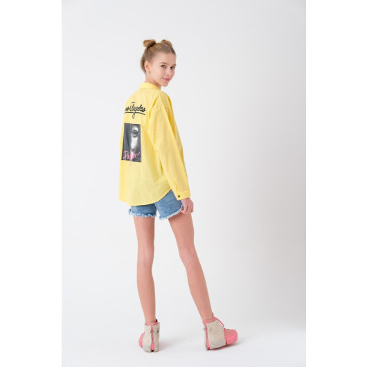 Girls' Digital Printed Shirt 7-15 Years