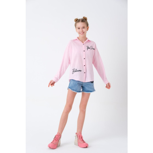 Girls' Digital Printed Shirt 7-15 Years