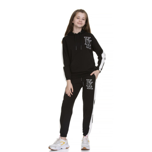 Girl's Hooded Garnish Suit 9-14 Ages