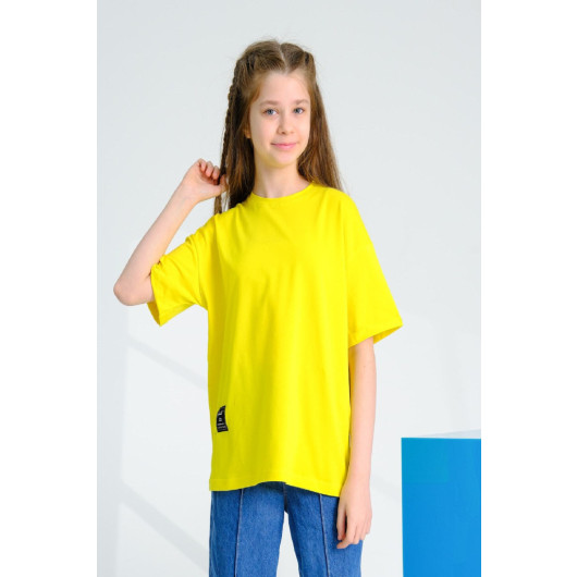 Girl's Oversize Basic T-Shirt