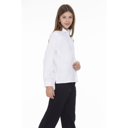 Girl Comfy Cut White Shirt 9-14 Ages
