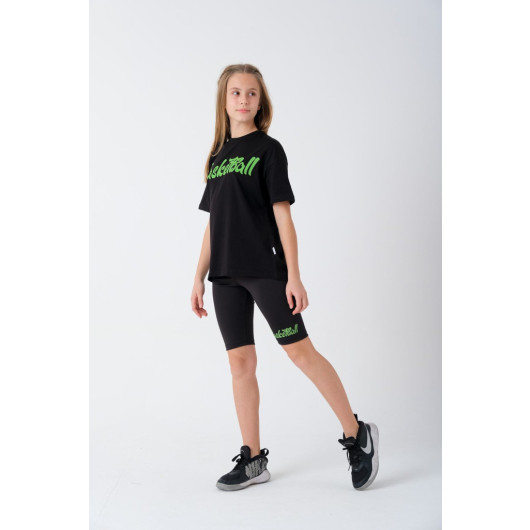 Girls' Scuba Tights Basketball Team 7-14 Ages