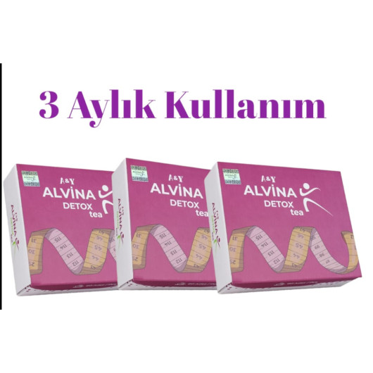 Alvina Detox Tea 3 Months Use Detox Tea (3 Boxes)