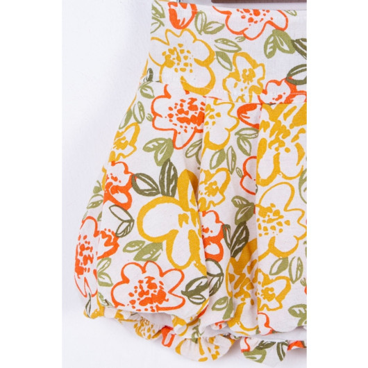 Girls Floral Skirt 1/3 Years